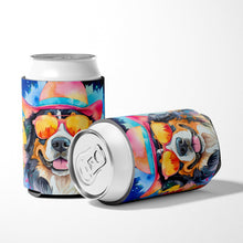 Load image into Gallery viewer, Bernese Mountain Dog Hippie Dawg Can or Bottle Hugger