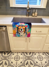 Load image into Gallery viewer, Bernese Mountain Dog Hippie Dawg Kitchen Towel