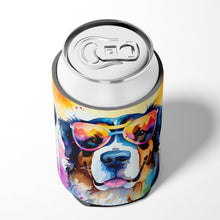 Load image into Gallery viewer, Bernese Mountain Dog Hippie Dawg Can or Bottle Hugger