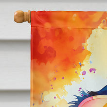Load image into Gallery viewer, Bernese Mountain Dog Hippie Dawg House Flag