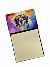 Load image into Gallery viewer, Bernese Mountain Dog Hippie Dawg Sticky Note Holder- Refiilable Desk Accessory Note Pad