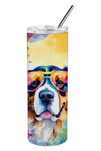 Load image into Gallery viewer, Bernese Mountain Dog Hippie Dawg Stainless Steel Skinny Tumbler