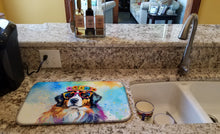 Load image into Gallery viewer, Bernese Mountain Dog Hippie Dawg Dish Drying Mat