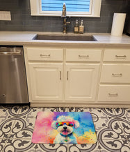 Load image into Gallery viewer, Bichon Frise Hippie Dawg Memory Foam Kitchen Mat