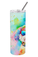 Load image into Gallery viewer, Bichon Frise Hippie Dawg Stainless Steel Skinny Tumbler