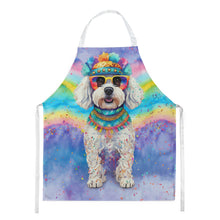 Load image into Gallery viewer, Bichon Frise Hippie Dawg Apron – Artist-Designed Kitchen, BBQ &amp; Craft Apron