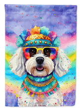 Load image into Gallery viewer, Bichon Frise Hippie Dawg House Flag