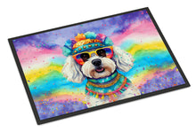 Load image into Gallery viewer, Bichon Frise Hippie Dawg Doormat - 18X27 Indoor / Outdoor Rug | Made in USA