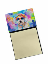 Load image into Gallery viewer, Bichon Frise Hippie Dawg Sticky Note Holder- Refiilable Desk Accessory Note Pad