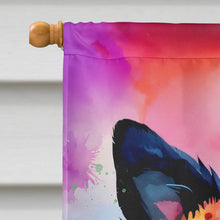 Load image into Gallery viewer, Border Collie Hippie Dawg House Flag