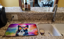 Load image into Gallery viewer, Border Collie Hippie Dawg Dish Drying Mat