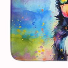 Load image into Gallery viewer, Border Collie Hippie Dawg Memory Foam Kitchen Mat