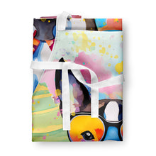 Load image into Gallery viewer, Boston Terrier Hippie Dawg Apron – Artist-Designed Kitchen, BBQ &amp; Craft Apron