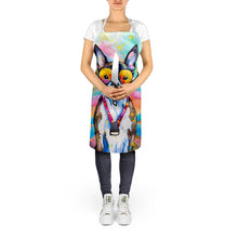 Load image into Gallery viewer, Boston Terrier Hippie Dawg Apron – Artist-Designed Kitchen, BBQ &amp; Craft Apron