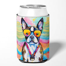 Load image into Gallery viewer, Boston Terrier Hippie Dawg Can or Bottle Hugger