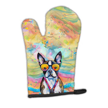 Load image into Gallery viewer, Boston Terrier Hippie Dawg Oven Mitt