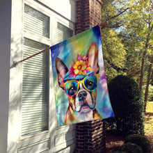 Load image into Gallery viewer, Boston Terrier Hippie Dawg House Flag