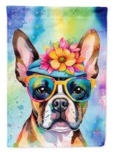 Load image into Gallery viewer, Boston Terrier Hippie Dawg House Flag