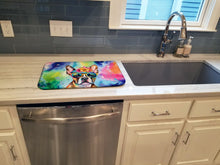 Load image into Gallery viewer, Boston Terrier Hippie Dawg Dish Drying Mat