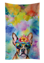 Load image into Gallery viewer, Boston Terrier Hippie Dawg Kitchen Towel