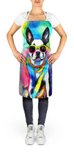 Load image into Gallery viewer, Boston Terrier Hippie Dawg Apron – Artist-Designed Kitchen, BBQ &amp; Craft Apron