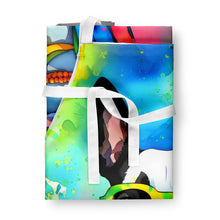 Load image into Gallery viewer, Boston Terrier Hippie Dawg Apron – Artist-Designed Kitchen, BBQ &amp; Craft Apron