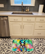 Load image into Gallery viewer, Boston Terrier Hippie Dawg Memory Foam Kitchen Mat