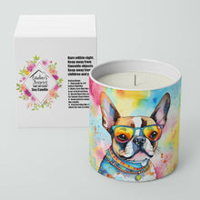 Load image into Gallery viewer, Boston Terrier Hippie Dawg Decorative Soy Candle