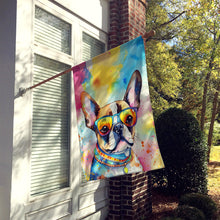 Load image into Gallery viewer, Boston Terrier Hippie Dawg House Flag
