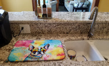 Load image into Gallery viewer, Boston Terrier Hippie Dawg Dish Drying Mat