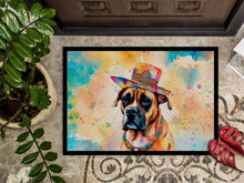 Load image into Gallery viewer, Boxer Hippie Dawg Doormat - 18X27 Indoor / Outdoor Rug | Made in USA