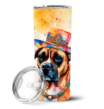 Load image into Gallery viewer, Boxer Hippie Dawg Stainless Steel Skinny Tumbler
