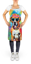 Load image into Gallery viewer, Boxer Hippie Dawg Apron – Artist-Designed Kitchen, BBQ &amp; Craft Apron