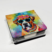 Load image into Gallery viewer, Boxer Hippie Dawg PU Leather Note Paper Holder