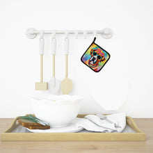 Load image into Gallery viewer, Boxer Hippie Dawg Pot Holders - Set of 2 Decorative Kitchen Helpers | Made in the USA
