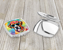Load image into Gallery viewer, Boxer Hippie Dawg Compact Mirror – Stylish Purse Mirror with Artistic Covers