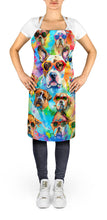 Load image into Gallery viewer, Boxer Hippie Dawg Apron – Artist-Designed Kitchen, BBQ &amp; Craft Apron
