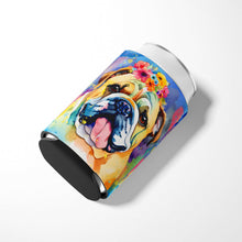 Load image into Gallery viewer, English Bulldog Hippie Dawg Can or Bottle Hugger
