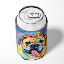 Load image into Gallery viewer, English Bulldog Hippie Dawg Can or Bottle Hugger