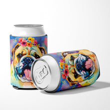 Load image into Gallery viewer, English Bulldog Hippie Dawg Can or Bottle Hugger