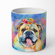 Load image into Gallery viewer, English Bulldog Hippie Dawg Decorative Soy Candle