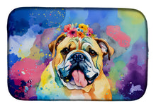 Load image into Gallery viewer, English Bulldog Hippie Dawg Dish Drying Mat