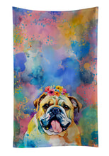 Load image into Gallery viewer, English Bulldog Hippie Dawg Kitchen Towel