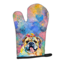 Load image into Gallery viewer, English Bulldog Hippie Dawg Oven Mitt