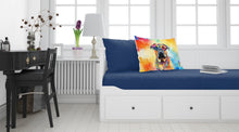 Load image into Gallery viewer, Bullmastiff Hippie Dawg Standard Pillowcase – Artistic Decorative Front, White Back