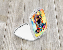 Load image into Gallery viewer, Bullmastiff Hippie Dawg Compact Mirror – Stylish Purse Mirror with Artistic Covers