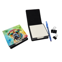 Load image into Gallery viewer, Bullmastiff Hippie Dawg PU Leather Note Paper Holder