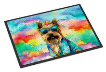Load image into Gallery viewer, Cairn Terrier Hippie Dawg Doormat - 24x36 Decorative Floor Mat – Indoor/Outdoor Rug with Artistic Flair
