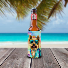 Load image into Gallery viewer, Cairn Terrier Hippie Dawg Slim Can Huggers – Fun, Functional Drink Coolers for Every Occasion