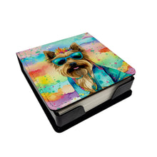 Load image into Gallery viewer, Cairn Terrier Hippie Dawg PU Leather Note Paper Holder